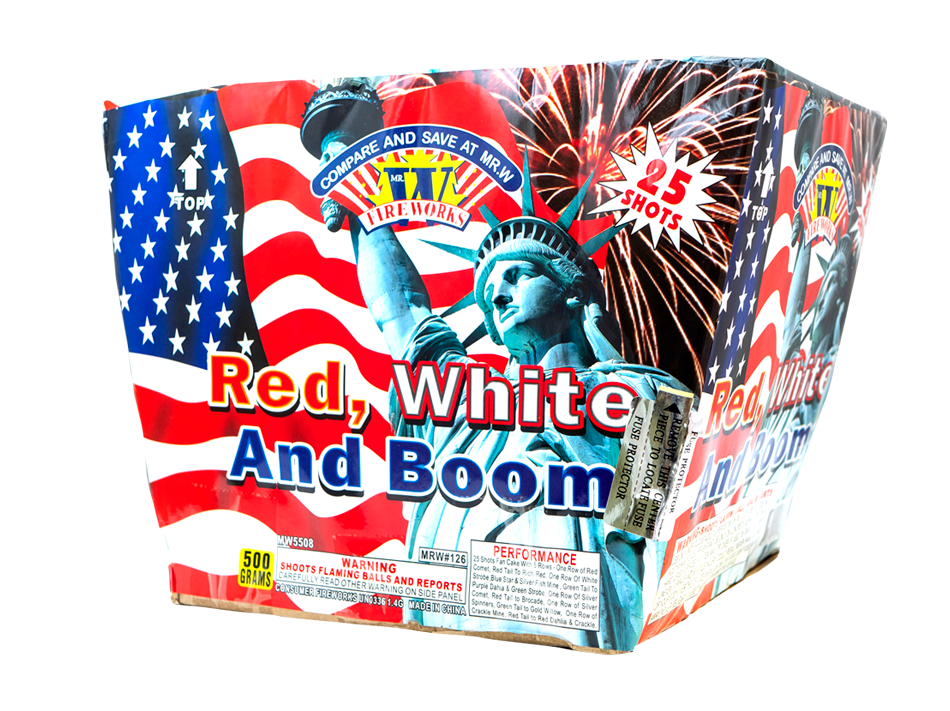 Brise Flygtig når som helst Red, White And Boom | Mr. W Fireworks