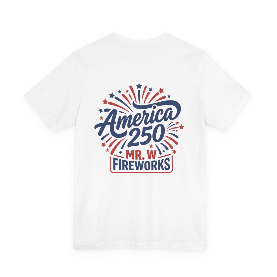 America 250 Commemorative Tee – Mr. W Fireworks Edition
